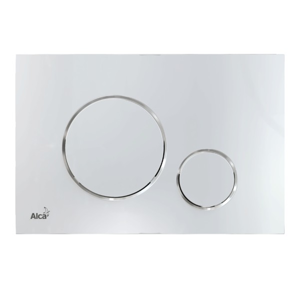 Кнопка для инсталляции ALCAPLAST/Alcadrain M671 круг, ХРОМ глянец - M671 