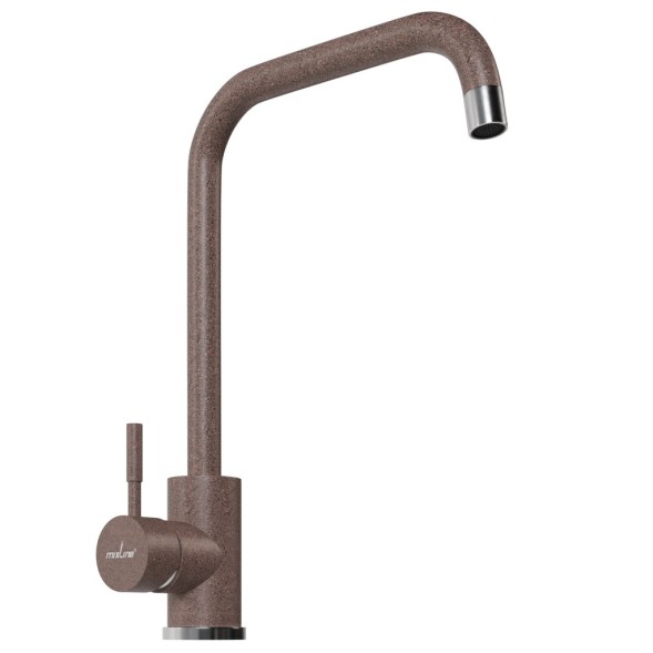 Смеситель для кухни 35к MIXLINE ML-GS12 (307) терракотовый высок. излив - ML-GS12 (307) 