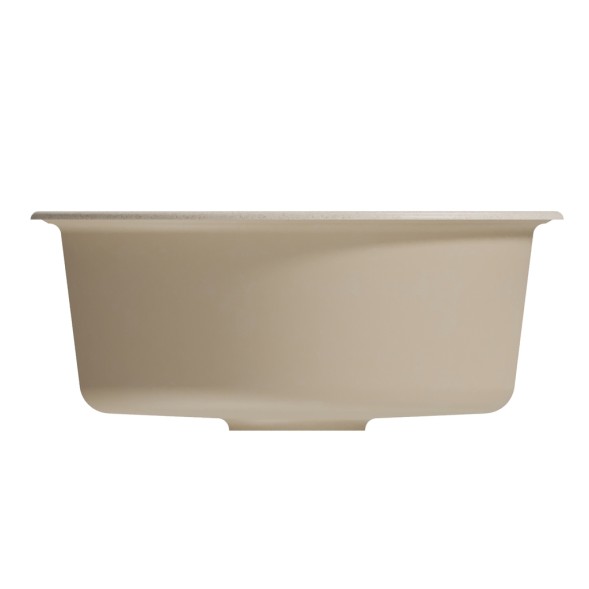 Мойкa ML-GM09 КОМФОРТ круглая, бежевая (328), 510 мм (глуб. чаши 190) - 00-00009281 