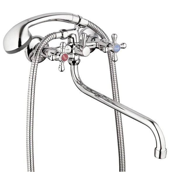 Смеситель для ванны и раковины 1/2 рез Glauf JML7-A605 - JML7-A605 