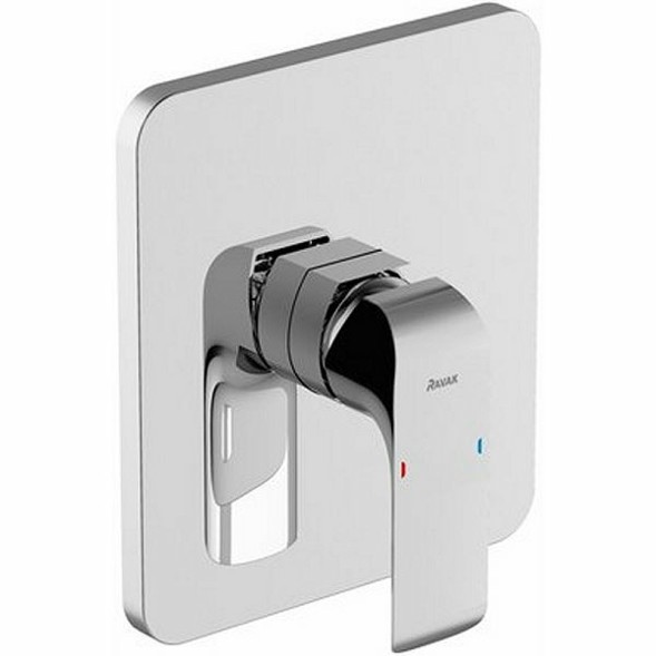 Смеситель для душа Ravak Flat FL 066.00 внешняя часть, хром (X070124)