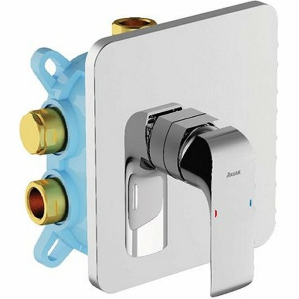Смеситель для душа Ravak Flat FL 066.00 внешняя часть, хром (X070124)