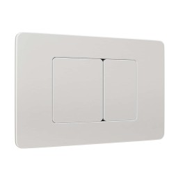 Кнопка смыва WAVE SS01 универсальная, БЕЛЫЙ, прямоугольная, НЕРЖ - 554039 