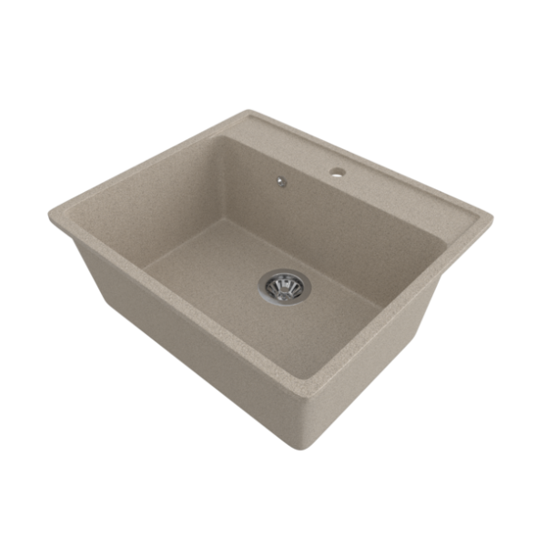 Мойка ML-GMS21 СТАНДАРТ прямоугольная, песочный (302), 565*505*200мм - 00-00002341 