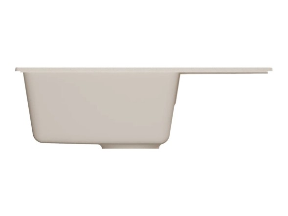 Мойкa ML-GMU06 УЛЬТРА с крылом, белый камень, 600*420 мм (глуб. чаши 170) - 00-001418 