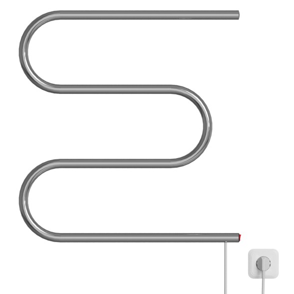 Полотенцесушитель MIXLINE SIMPLE M 60x60 (кнопочный выкл, 222 Вт) - ML-556803 