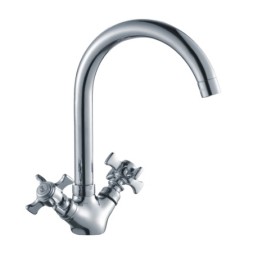 Смеситель для кухни 1/2 кер HB4624 HAIBA п/шпильку - HB4624 