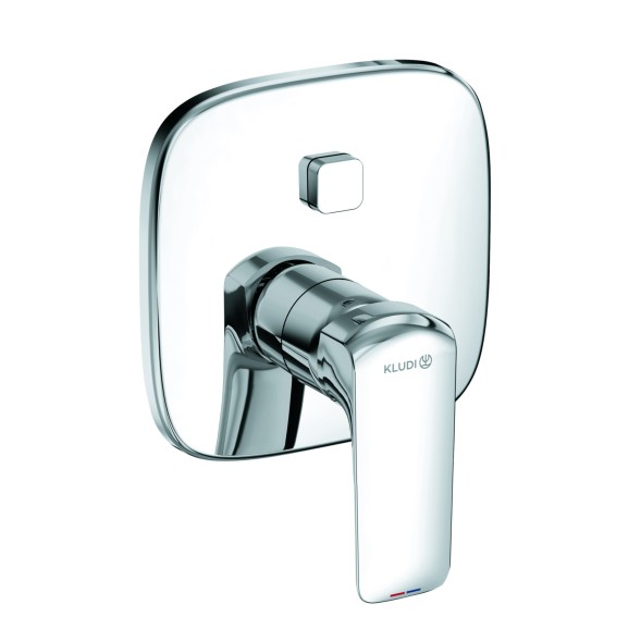 Встраиваемый смеситель KLUDI AMEO для ванны и душа; автом. переключатель душ/ванна PUSH&amp;amp;SWITCH, хром (416590575)