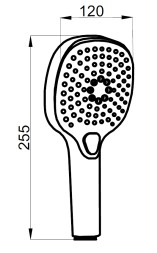 Душевой набор Azario NEVO душевая лейка, шланг, штанга, белый матовый (AZ-157820226)