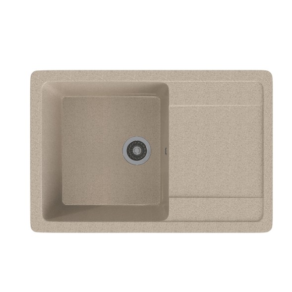 Мойка ML-GMS15 СТАНДАРТ с крылом, песочный (302), 640*505*185мм - 00-00002368 