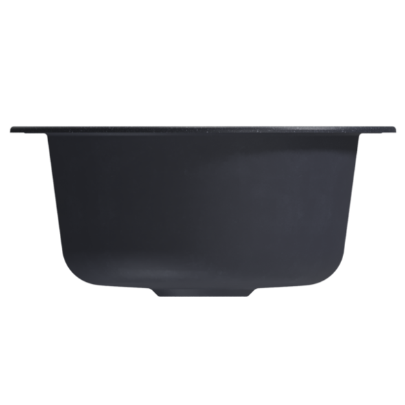 Мойкa ML-GM13 КОМФОРТ круглая, антрацит (343), 495мм (глуб. чаши 200) - 00-00009333 