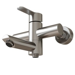 Смеситель для ванны 35k MIXLINE MLSS32-01 &amp;quot;Stainless&amp;quot; НЕРЖ - MLSS32-01 