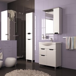 Зеркальный шкаф &amp;quot;ПРОМЕТЕЙ&amp;quot; правый с подсветкой(ПВХ) - 524714 