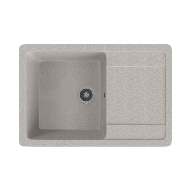 Мойка ML-GMS15 СТАНДАРТ с крылом, светло-серый (310), 640*505*185мм - 00-00002367 