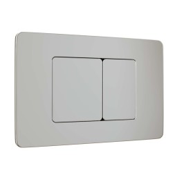 Кнопка смыва WAVE SS03 универсальная, ХРОМ, прямоугольная, НЕРЖ - 554036 