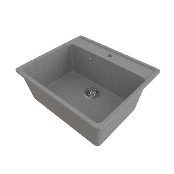 Мойка ML-GMS21 СТАНДАРТ прямоугольная, темно-серый (309), 565*505*200мм - 00-00002566 