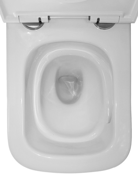 Унитаз подвесной Azario LEGENDA 490x345x325 безободковый, система смыва &amp;quot;Скрытое торнадо&amp;quot;, в комплекте с быстросъемным сиденьем микролифт (AZ-2305AS)