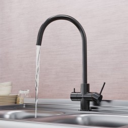 Смеситель для кухни 35k MIXLINE MLSS-03202 БРОНЗА  подкл.к фильтру* - MLSS-03202 Бронза 