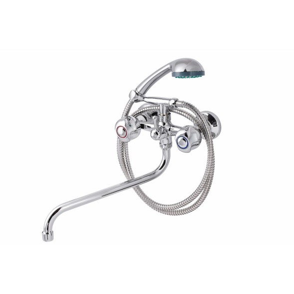 Смеситель для ванны и раковины 1/2 кер ПРОФСАН ПСМ-157-48 &amp;quot;ЕВРО&amp;quot;, эксцентрики &amp;quot;ЕВРО&amp;quot;, ХРОМ - PSM-157-48 