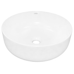 Раковина-чаша Creo Ceramique 400х400х140 накладная, круглая, керамика, белый матовый (PU4400MRMWH)