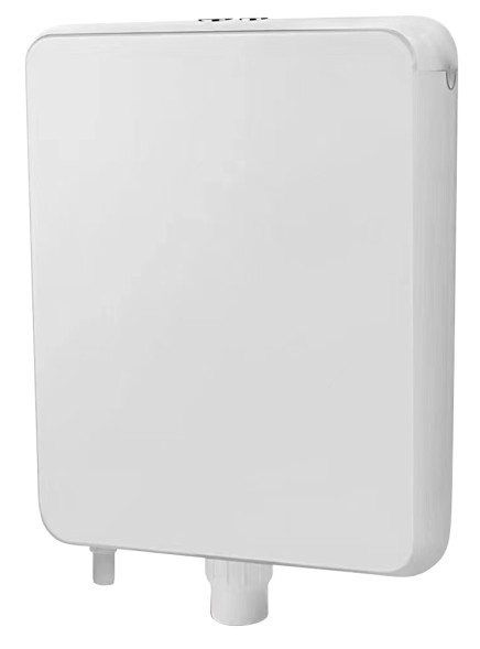 Бачок пластиковый AZARIO 360x85x430 с соединительной трубой, белый (AZ-967)