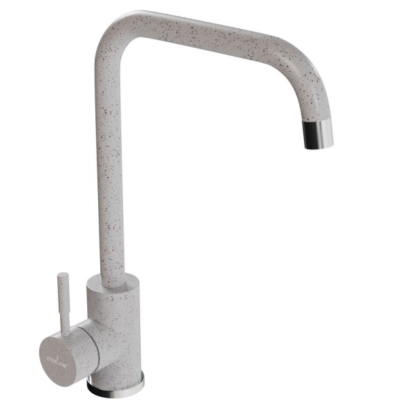 Смеситель для кухни 35к MIXLINE ML-GS12 (328) бежевый высок. излив - ML-GS12 (328) 