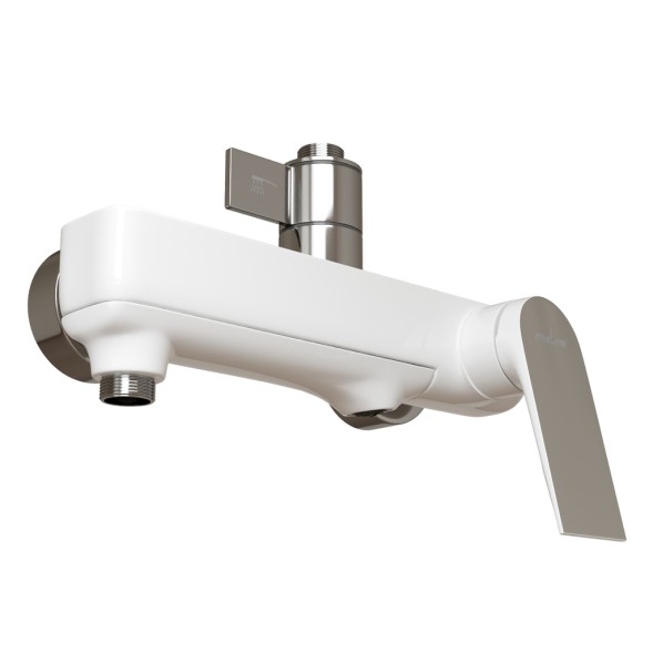 Душевая система 35к MIXLINE ML41-06&amp;quot;Swan White&amp;quot;излив лейка 3 поз.+лейка&amp;quot;Тропический душ&amp;quot;БЕЛЫЙ/ХРОМ - ML41-06 