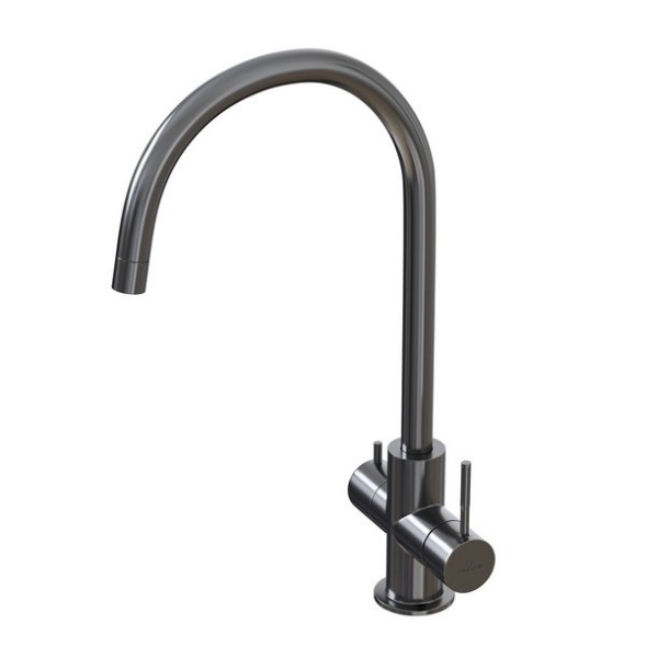 Смеситель для кухни 35k MIXLINE MLSS-03202 СЕРЫЙ  подкл.к фильтру* - MLSS-03202 Серый 