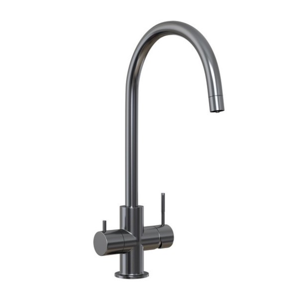 Смеситель для кухни 35k MIXLINE MLSS-03202 СЕРЫЙ  подкл.к фильтру* - MLSS-03202 Серый 