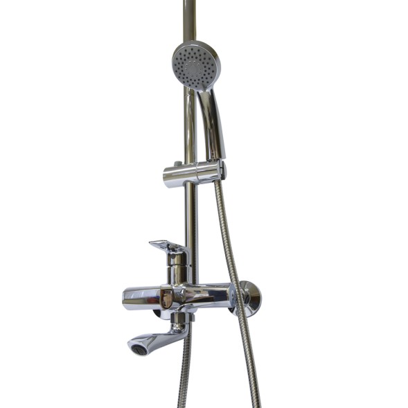 Душевая система Glauf GOB16-A134 (смеситель35К +лейка 1 поз.+душ.шланг+тропич.душ.) - GOB16-A134 