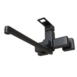 Смеситель для ванны и раковины 35k MIXLINE ML34-02 "Solo Black" ЧЕРНЫЙ - ML34-02