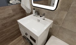 Раковина над стиральной машиной "Оливер- 60*50" ш*г, с кронштейнами (Valleri) -