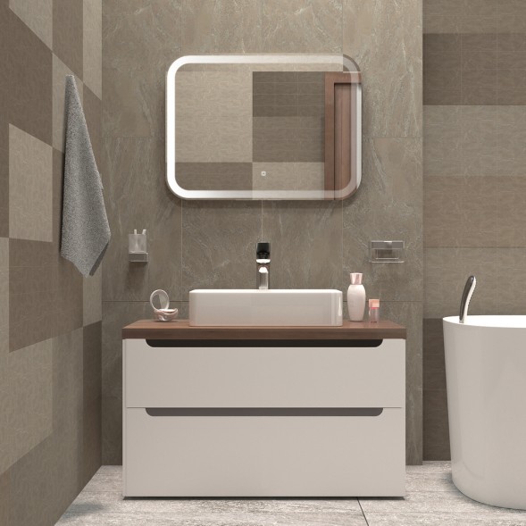 Зеркало MIXLINE &amp;quot;Стив Нео-S&amp;quot; 800*600 (ШВ) сенсорный выкл, светодиодная бегущая подсветка - LED-00003093 