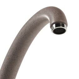 Смеситель для кухни 35к MIXLINE ML-GS02 (302) песочный высок. излив - 00-00001731 