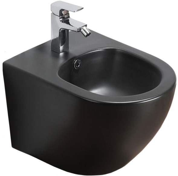 Сет AZARIO Инсталляция для Биде + подвесное биде Azario Grado чёрный матовый (AZ-8040-1001/F-0053-0025+AZ-0046-BN SP)