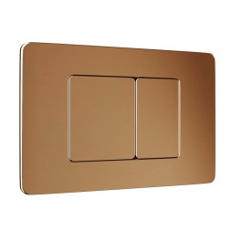 Кнопка смыва WAVE SS06 универсальная, БРОНЗА, прямоугольная, НЕРЖ - 554041 