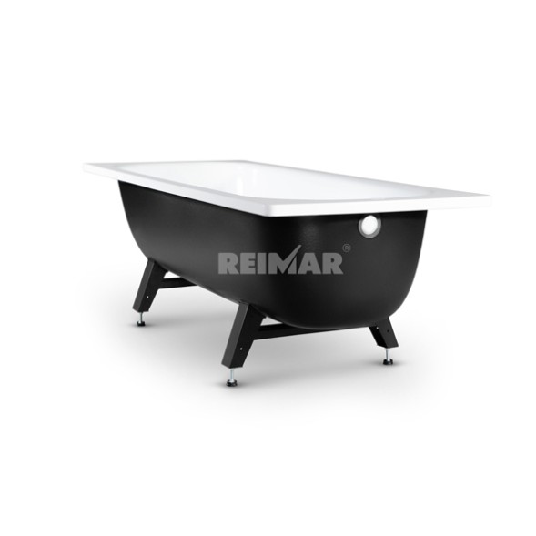 Ванна стальная 1,4*0,7*0,4 (ВИЗ) Reimar полимерная &amp;quot;Белая Орхидея&amp;quot; цв.белый (ОР-01205) - R-44901/R-46901 