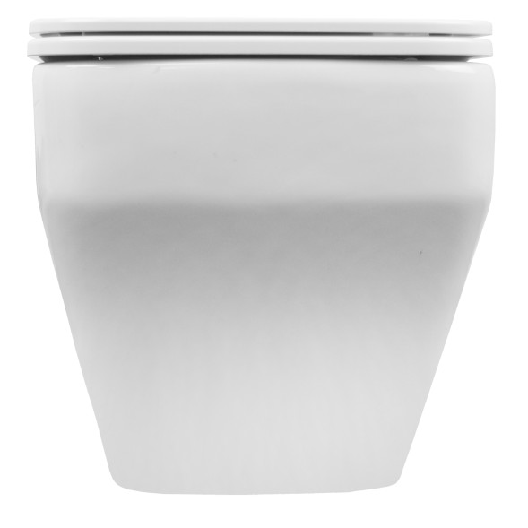 Унитаз подвесной Azario MONEO 530х365х370 безободковый, в комплекте с быстросъемным сидением микролифт (AZ-0062)