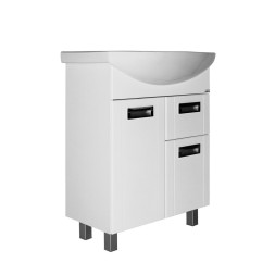 Тумба д/ванной &amp;quot;АЛЬФА-65&amp;quot; под раковину Best-65 (Sanita Lux) (ПВХ) - 550330 