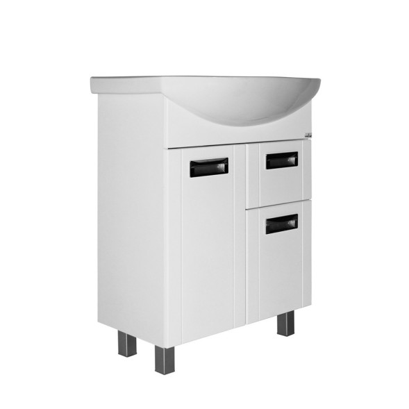 Тумба д/ванной &amp;quot;АЛЬФА-65&amp;quot; под раковину Best-65 (Sanita Lux) (ПВХ) - 550330 