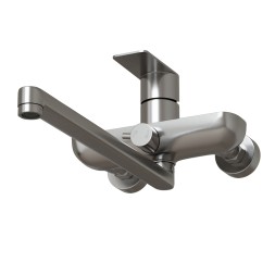 Смеситель для ванны и раковины 35k MIXLINE MLSS-021 НЕРЖ - MLSS-021 