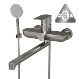 Смеситель для ванны и раковины 35k MIXLINE MLSS-021 НЕРЖ - MLSS-021 