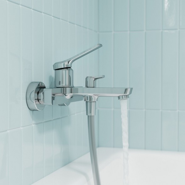 Смеситель для ванны 35к IDDIS PARSB02i02WA &amp;quot;Parker&amp;quot; без душ. аксессуаров, ХРОМ - PARSB02i02WA 