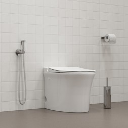 Смеситель с гигиенической лейкой 25к IDDIS 005BCR0i08 встраиваемый ХРОМ матовый - 005BCR0i08