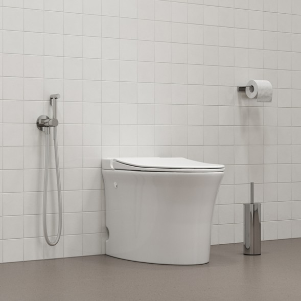 Смеситель с гигиенической лейкой  25к IDDIS 005BCR0i08 встраиваемый ХРОМ матовый - 005BCR0i08 