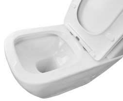 Унитаз-компакт Azario LEVANTO 620x380x830 напольный, безободковый в комплекте с бачком и сиденьем микролифт (AZ-1228A)