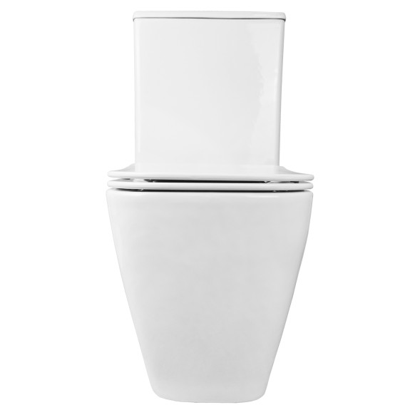 Унитаз-компакт Azario LEVANTO 620x380x830 напольный, безободковый в комплекте с бачком и сиденьем микролифт (AZ-1228A)