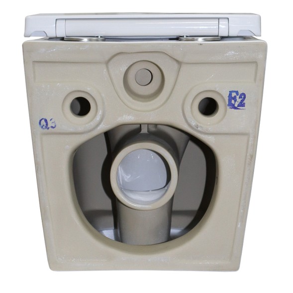 Унитаз подвесной Azario Teramo 340х490х350 безободковый, система слива &amp;quot;Скрытое торнадо&amp;quot;,  в комплекте с сидением микролифт (AZ-0052-UQ3)