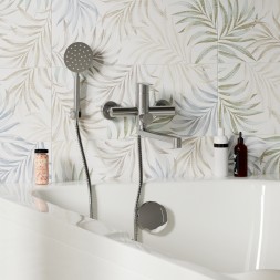 Смеситель для ванны и раковины 35k MIXLINE MLSS32-02 &amp;quot;Stainless&amp;quot; НЕРЖ - MLSS32-02 