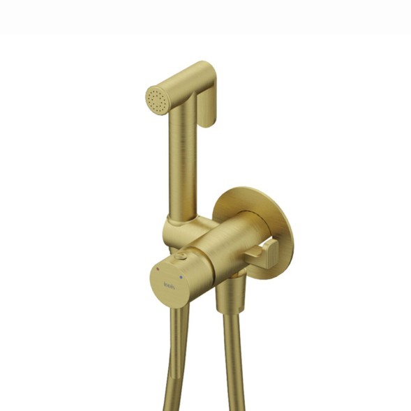 Смеситель с гигиенической лейкой  25к IDDIS 005MGR0i08 встраиваемый ЗОЛОТО матовый - 005MGR0i08 